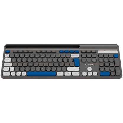 Klawiatura bezprzewodowa HKB-W03 ergonomiczna Canyon HKB-W03 szara