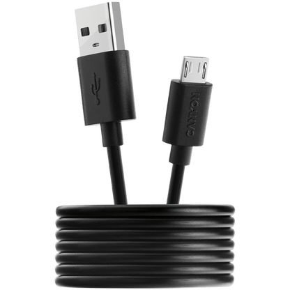 Kabel MicroUSB 5W 1m do ładowania Canyon UM 1 czarny