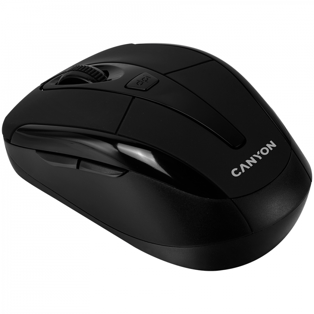 Kabellose 2.4 GHz ergonomische Maus Canyon MSO-W6 schwarz
