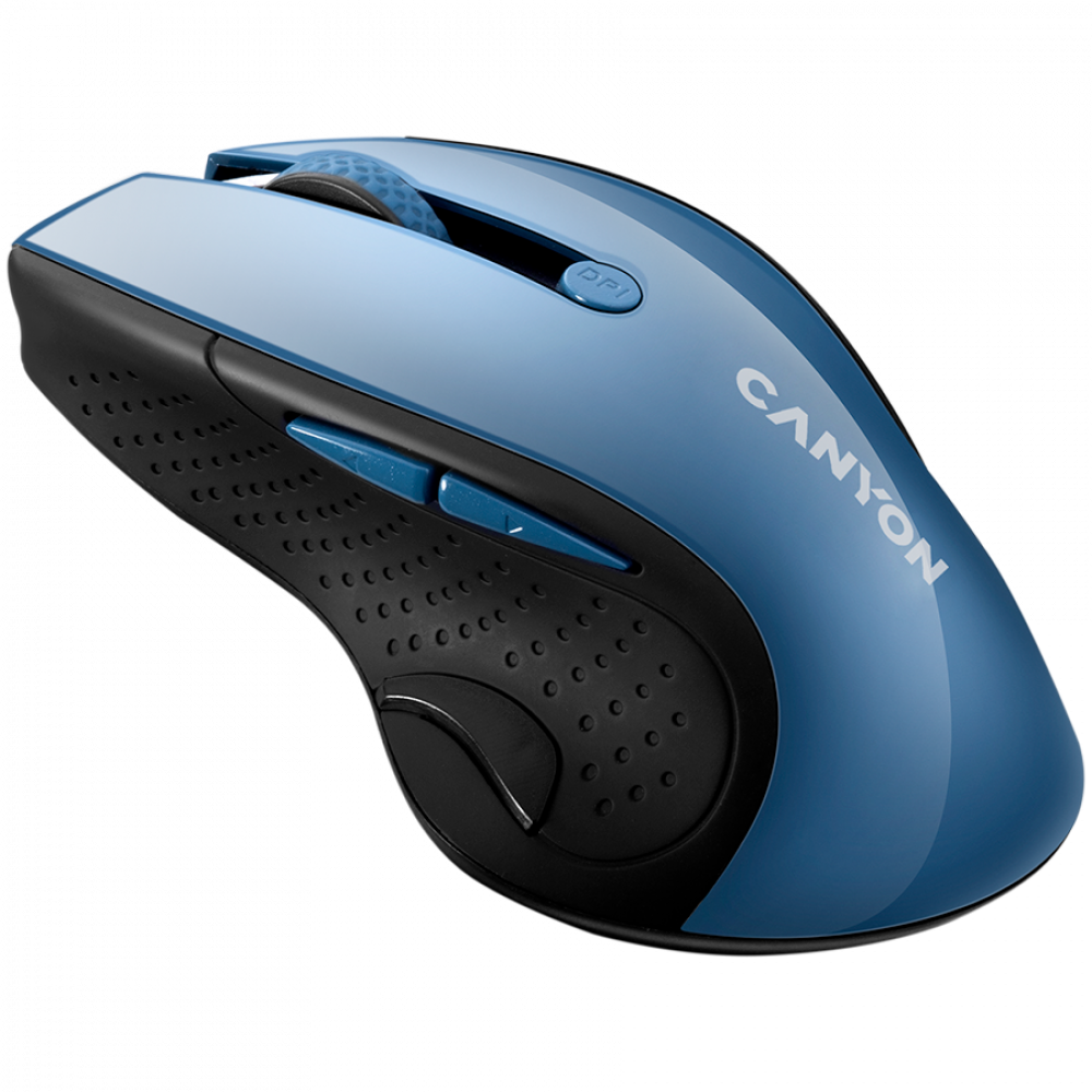 Mysz bezprzewodowa BlueLED Canyon MW 01 szaro niebieska