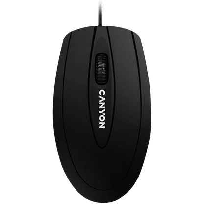 Kabelgebundene Maus Canyon CM 1 1000 DPI ergonomisch schwarz