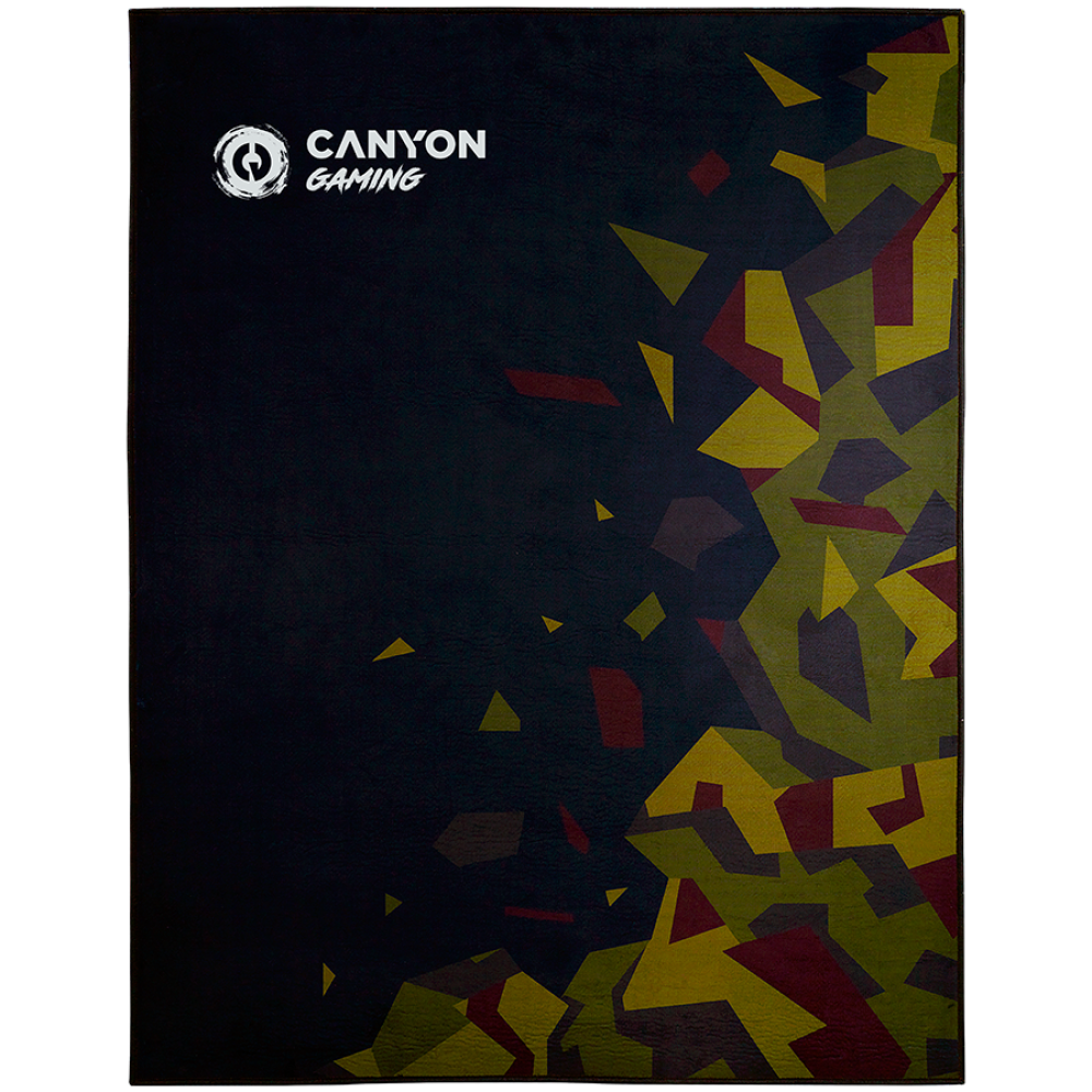 Mata podłogowa pod fotel 130x100 cm Canyon FM 02 czarna