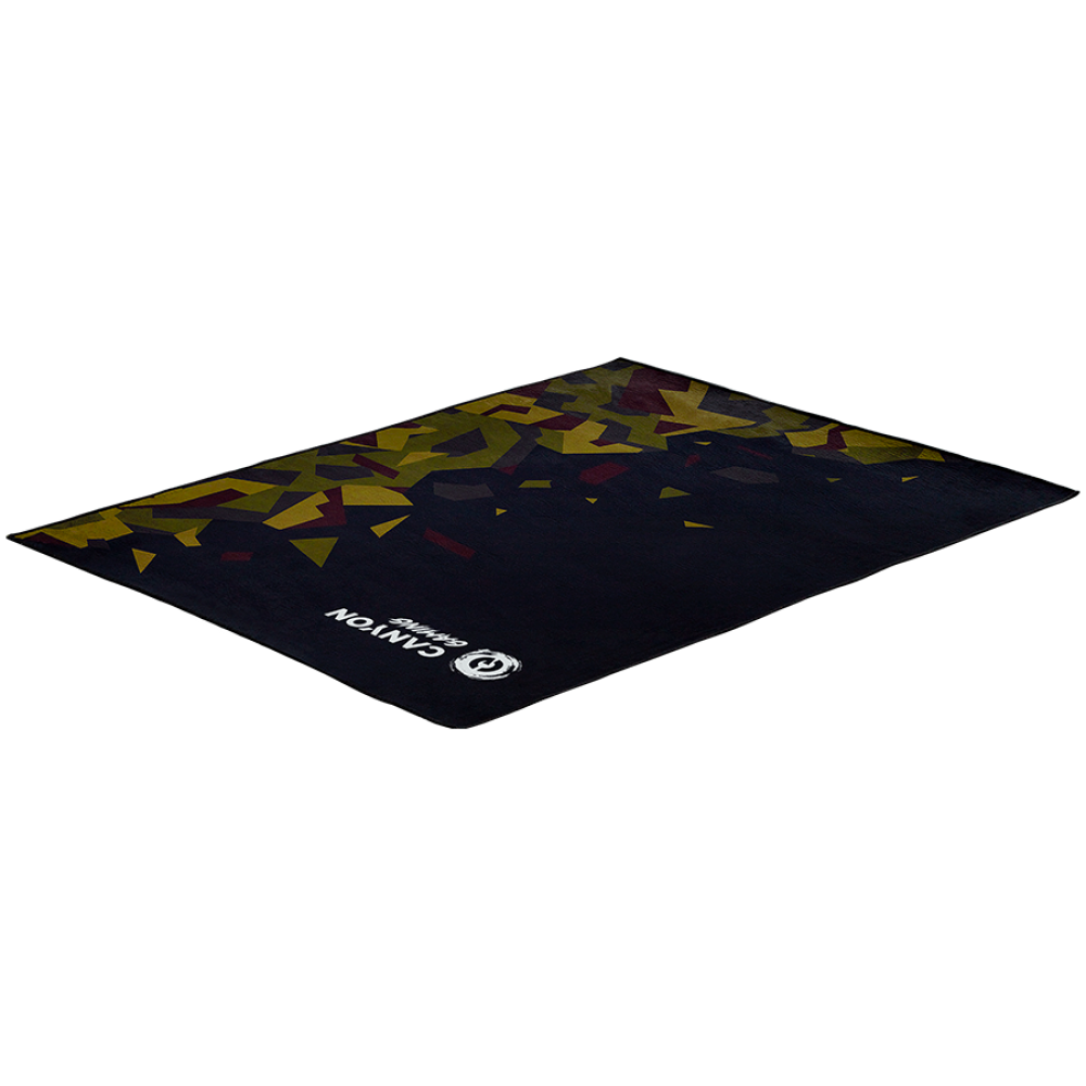 Mata podłogowa pod fotel 130x100 cm Canyon FM 02 czarna