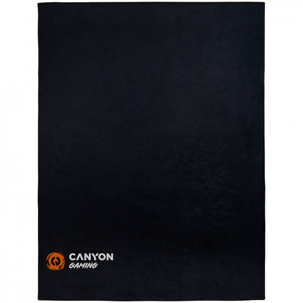 Mata podłogowa pod fotel 130x100 cm Canyon FM-01 czarna