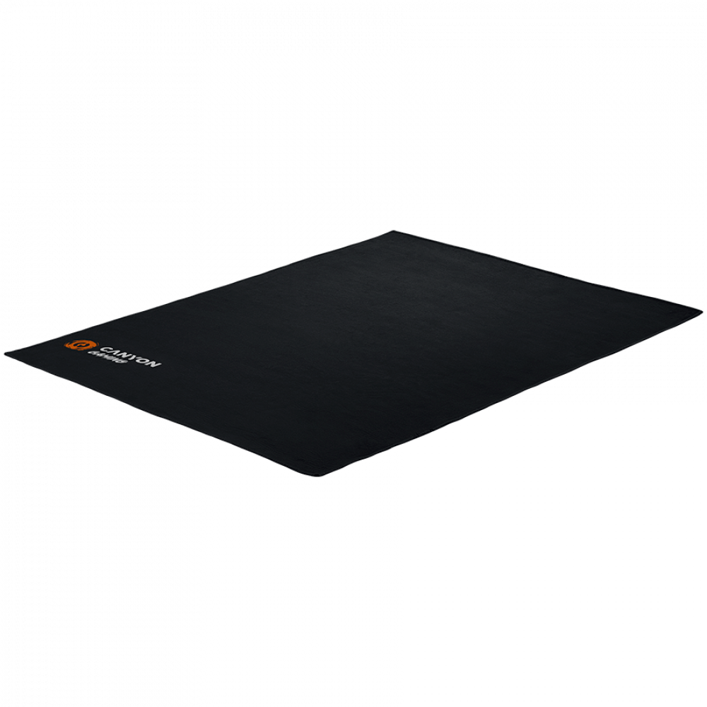 Mata podłogowa pod fotel 130x100 cm Canyon FM-01 czarna