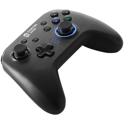 Kontroler bezprzewodowy do gier Android/Nintendo/PC/PS3 Canyon GP-W3 czarny