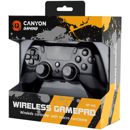 Kabelloser Controller für PS4 Canyon GP-W5 schwarz