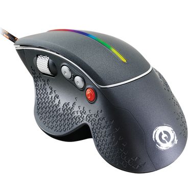 Kabelgebundene RGB-Gaming-Maus mit 6 Tasten Canyon GM-12 dunkelgrau