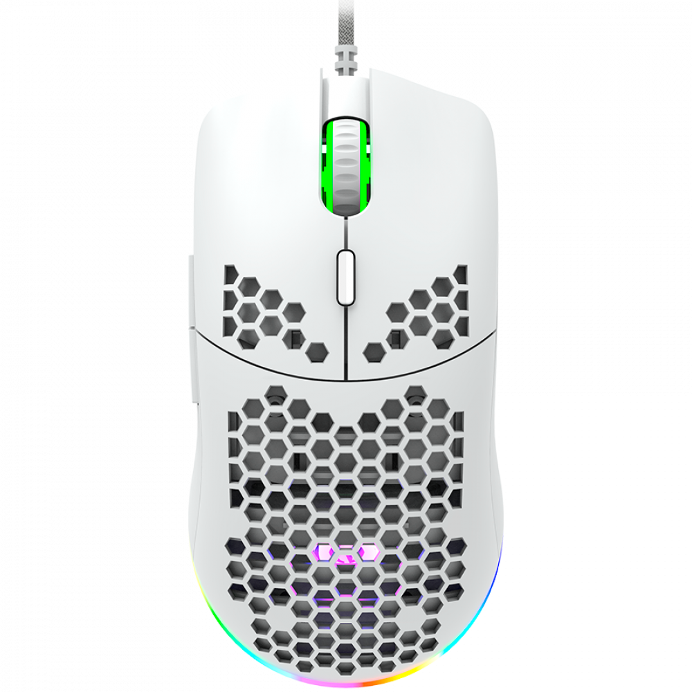 RGB Gaming-Maus kabelgebunden 7 Tasten Canyon GM-11 weiß