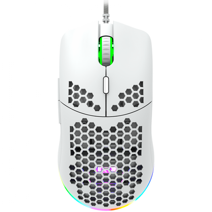 RGB Gaming-Maus kabelgebunden 7 Tasten Canyon GM-11 weiß