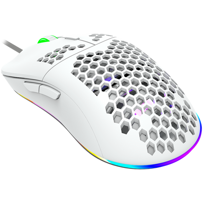 RGB Gaming-Maus kabelgebunden 7 Tasten Canyon GM-11 weiß