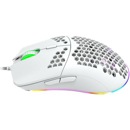 RGB Gaming-Maus kabelgebunden 7 Tasten Canyon GM-11 weiß