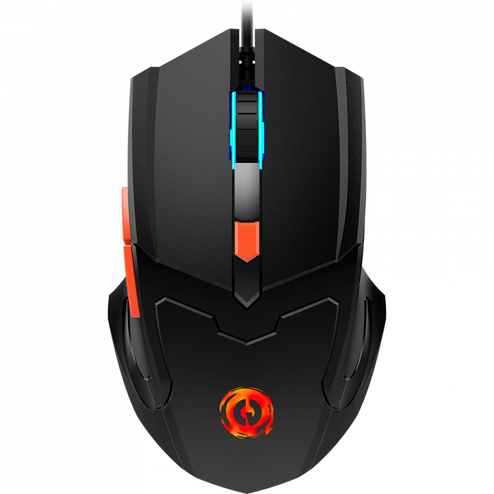 RGB Gaming-Maus kabelgebunden 6 Tasten Canyon GM-2 schwarz