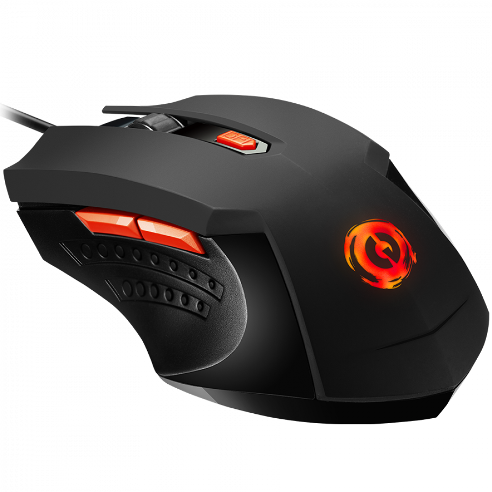 Kabelgebundene Gaming-Maus RGB 6 Tasten Canyon GM-1 schwarz