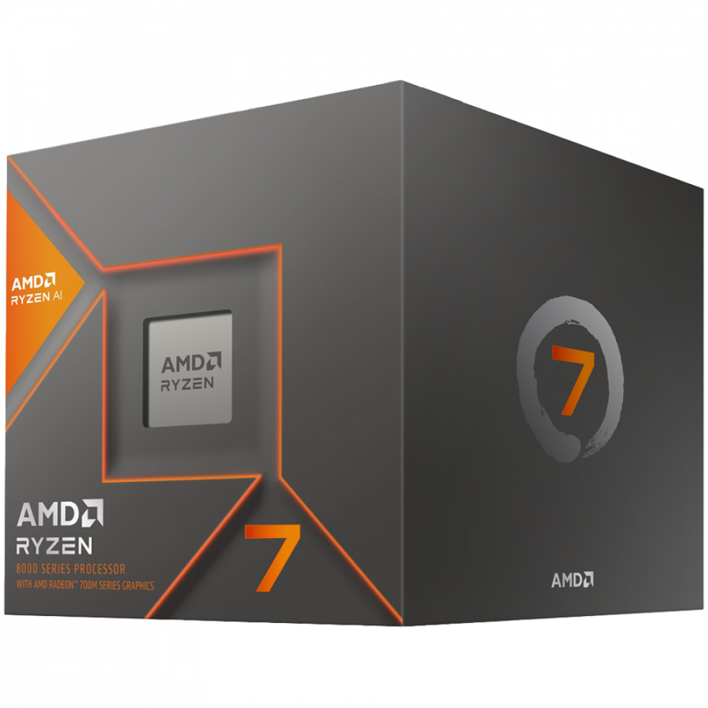 AMD Ryzen 7 8700F 4.10 GHz 24 MB 65W AM5 BOX z chłodzeniem Wraith Stealth
