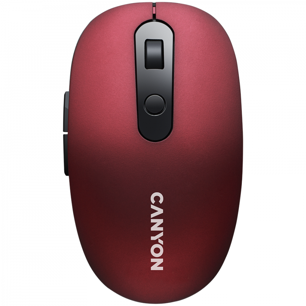 Mysz bezprzewodowa Canyon MW 9 ergonomiczna czerwona dwa tryby