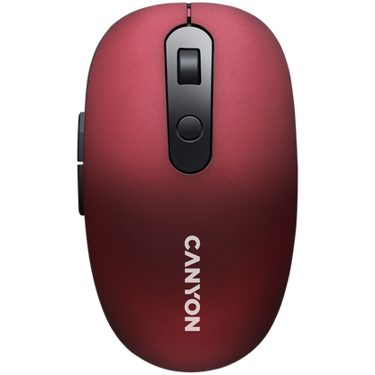 Mysz bezprzewodowa Canyon MW 9 ergonomiczna czerwona dwa tryby