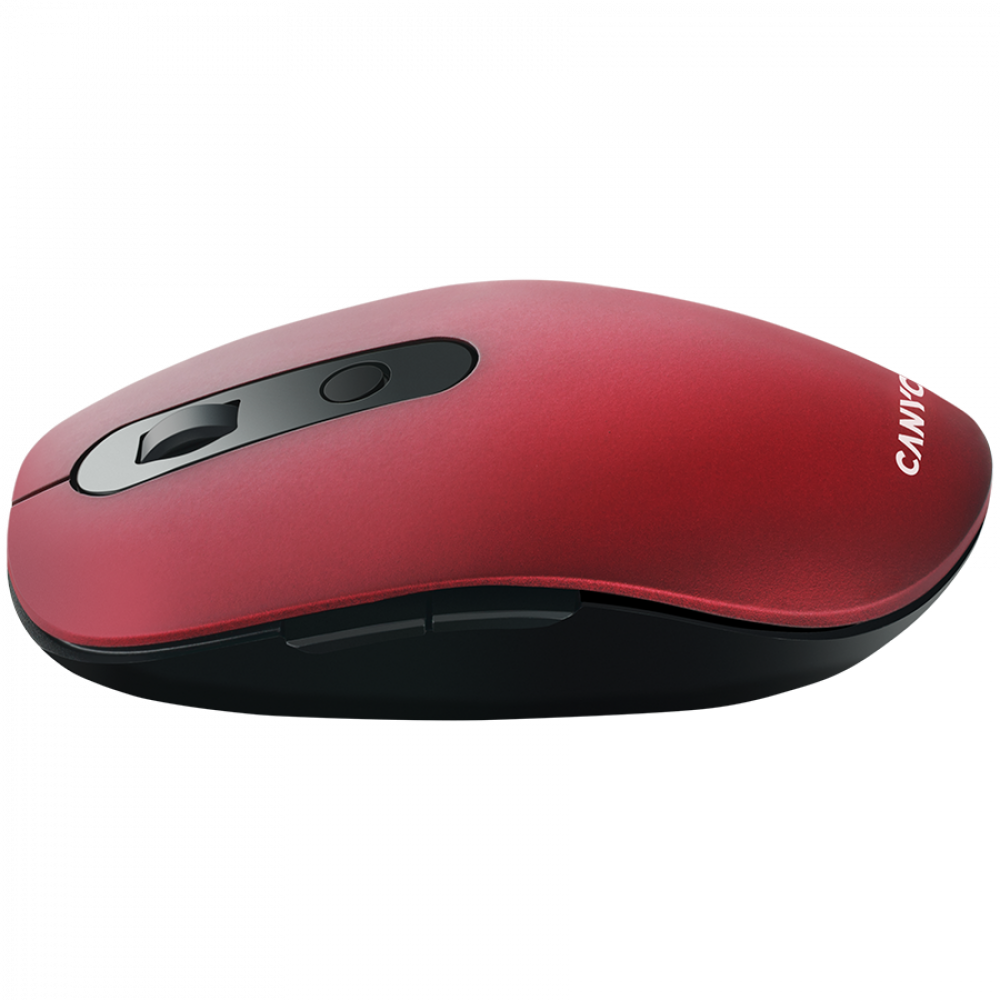 Mysz bezprzewodowa Canyon MW 9 ergonomiczna czerwona dwa tryby