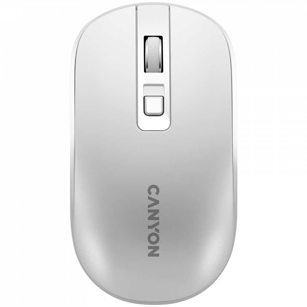 Canyon MW-18 Pearl White Rechargeable Wireless Mouse
