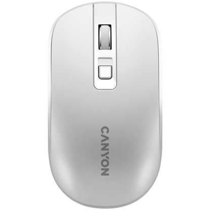 Canyon MW-18 Pearl White Rechargeable Wireless Mouse
