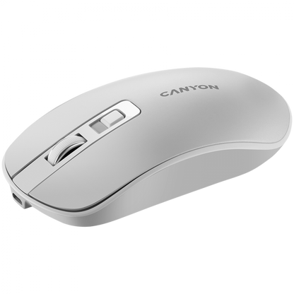 Canyon MW-18 Pearl White Rechargeable Wireless Mouse
