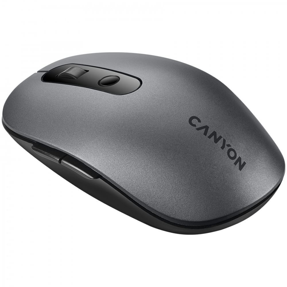Mysz bezprzewodowa Canyon MW 9 szara, dwa tryby
