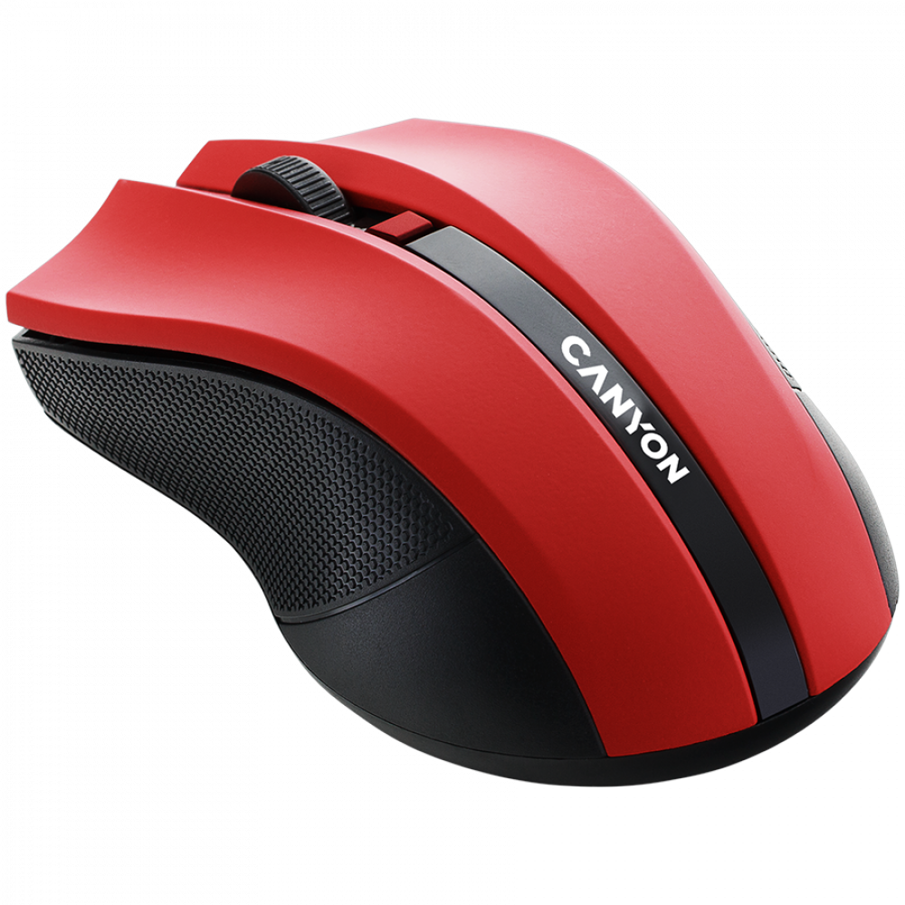 Canyon MW 5 Red Ergonomic Wireless Mouse