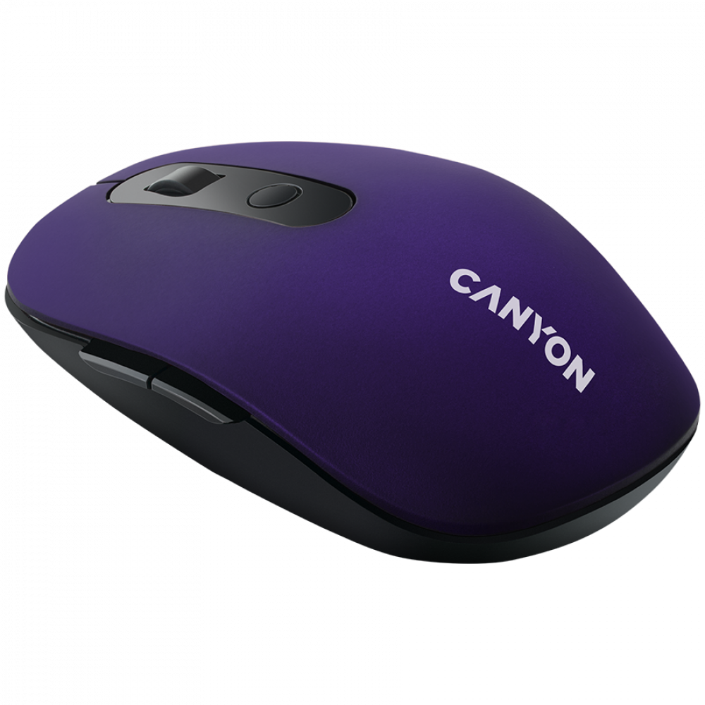 Canyon MW 9 kabellose ergonomische Maus lila zwei Modi