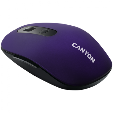 Canyon MW 9 Ergonomic Wireless Mouse Purple Two Modes