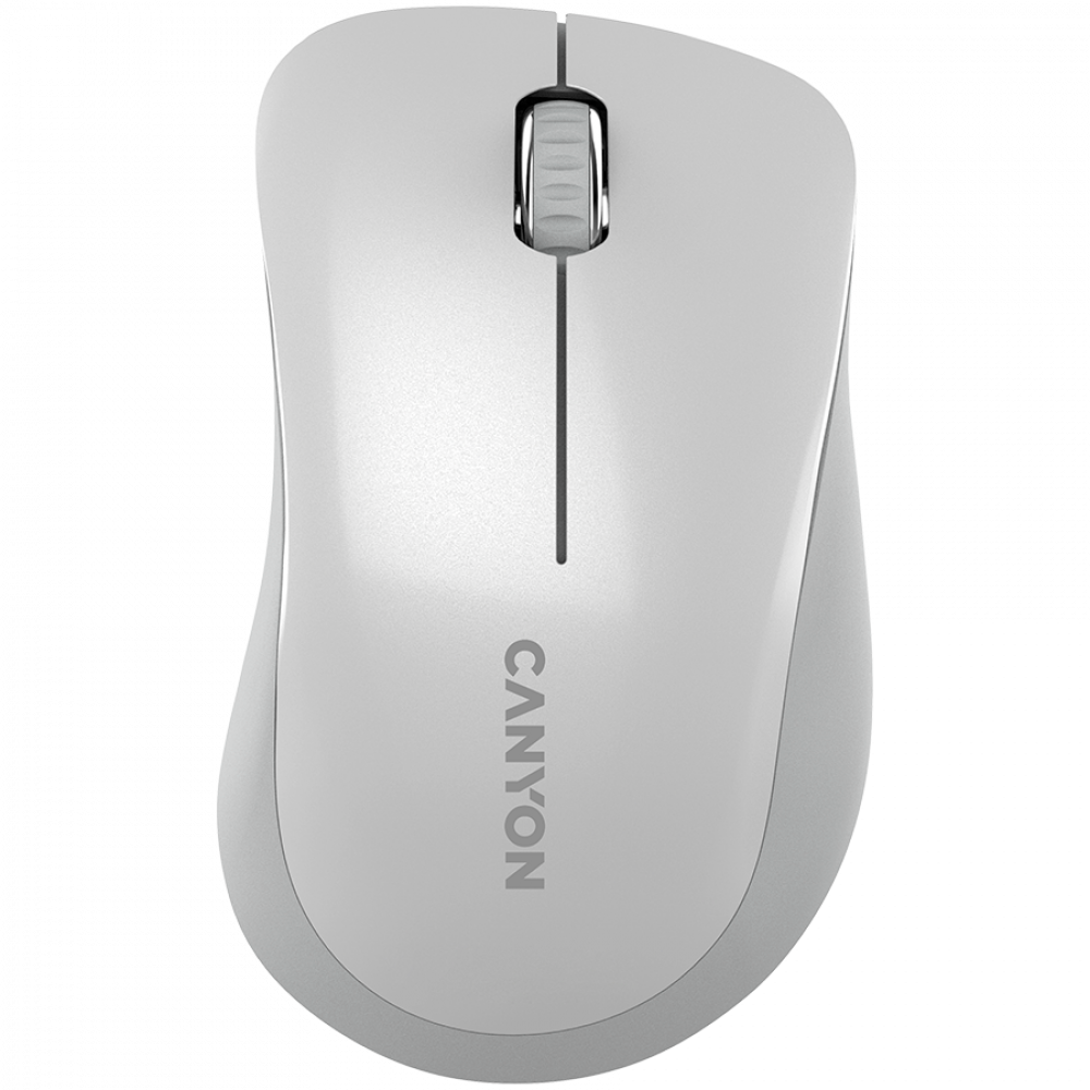 Canyon MW-11 optische kabellose Maus weiß-grau
