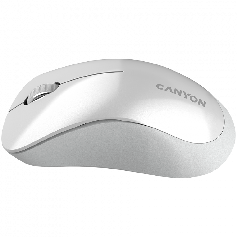 Canyon MW-11 optische kabellose Maus weiß-grau