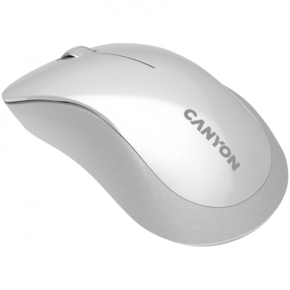 Canyon MW-11 optische kabellose Maus weiß-grau