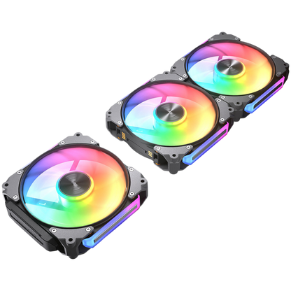 Wentylator COUGAR Apolar 120 ARGB RGB czarny 3 szt.
