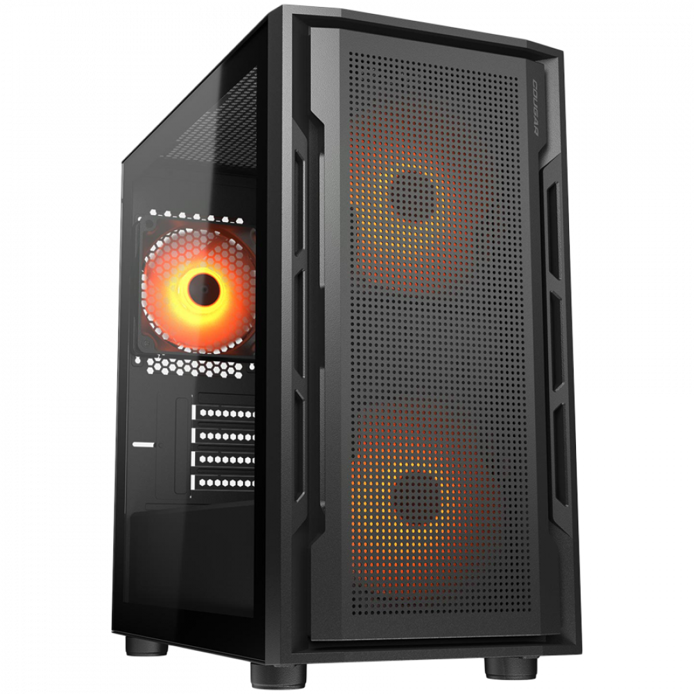 COUGAR UNIFACE MINI RGB Mini-Tower-Gehäuse mit Fenster, schwarz