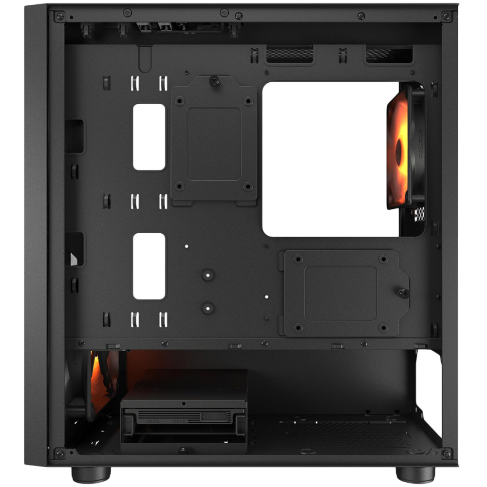 COUGAR UNIFACE MINI RGB Mini-Tower-Gehäuse mit Fenster, schwarz
