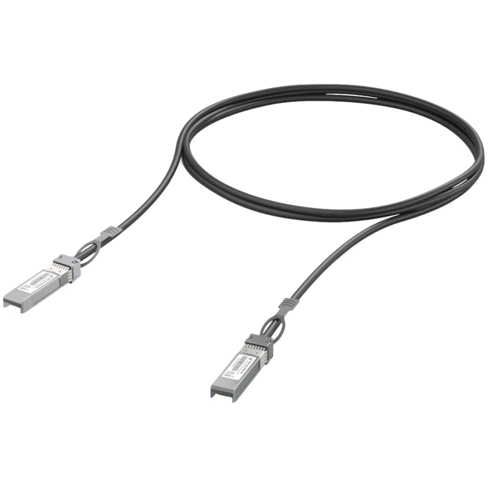 Kabel DAC UBIQUITI UniFi 25 GbE 1 m czarny