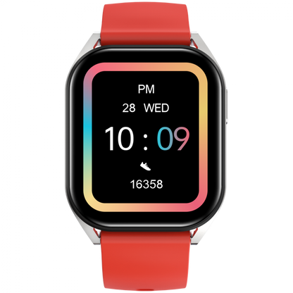 Smartwatch BT-CALL mit Anruffunktion Canyon SW-58 Silber-Rot