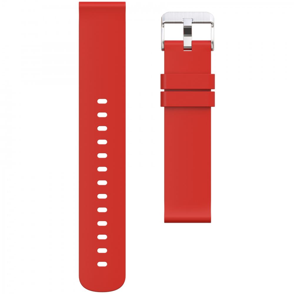 Smartwatch BT-CALL mit Anruffunktion Canyon SW-58 Silber-Rot