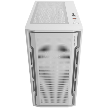 Mini-PC-Gehäuse COUGAR UNIFACE mit gehärtetem Glas, weiß