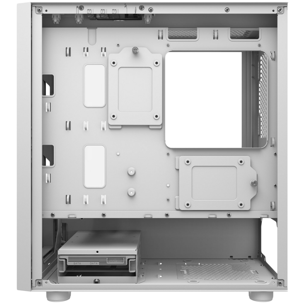 Mini-PC-Gehäuse COUGAR UNIFACE mit gehärtetem Glas, weiß