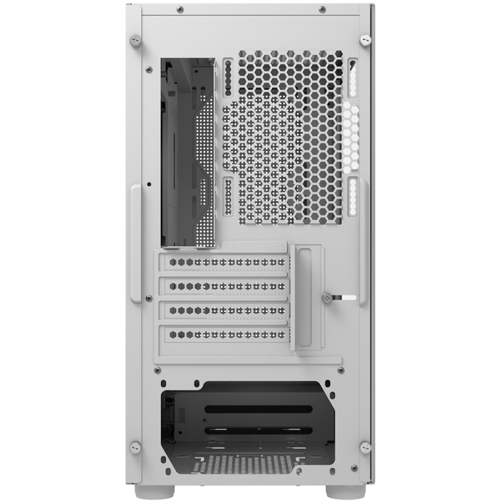 Mini-PC-Gehäuse COUGAR UNIFACE mit gehärtetem Glas, weiß