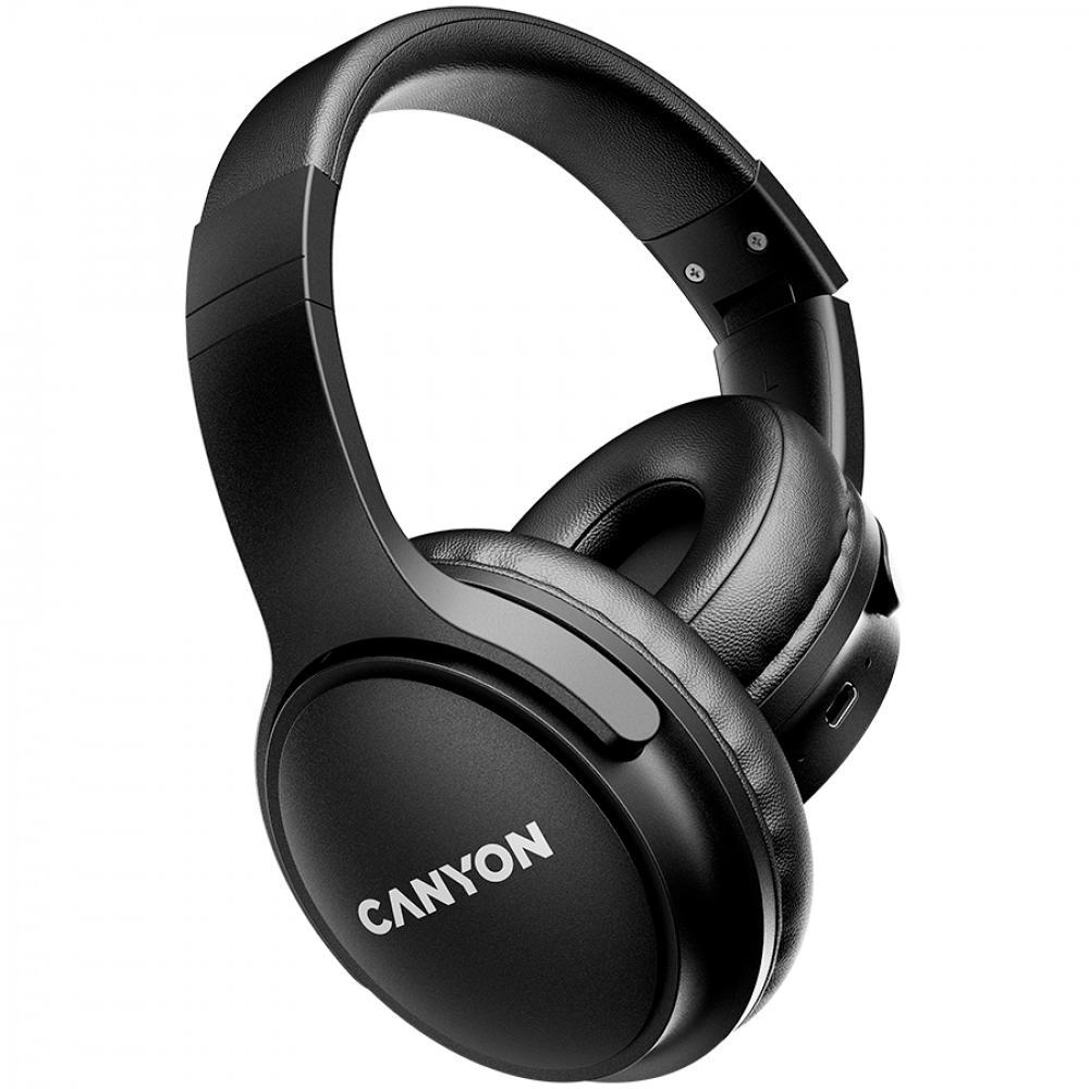 OnRiff 4 Canyon MCCH01 black wireless on-ear headphones