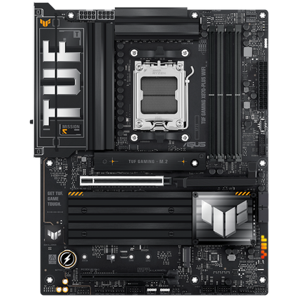 ASUS TUF GAMING X870 PLUS WIFI ATX-Mainboard mit Wi-Fi 7 und RGB, schwarz