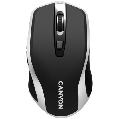 Canyon MW 19 kabellose Maus Qi-Ladung schwarz-grau