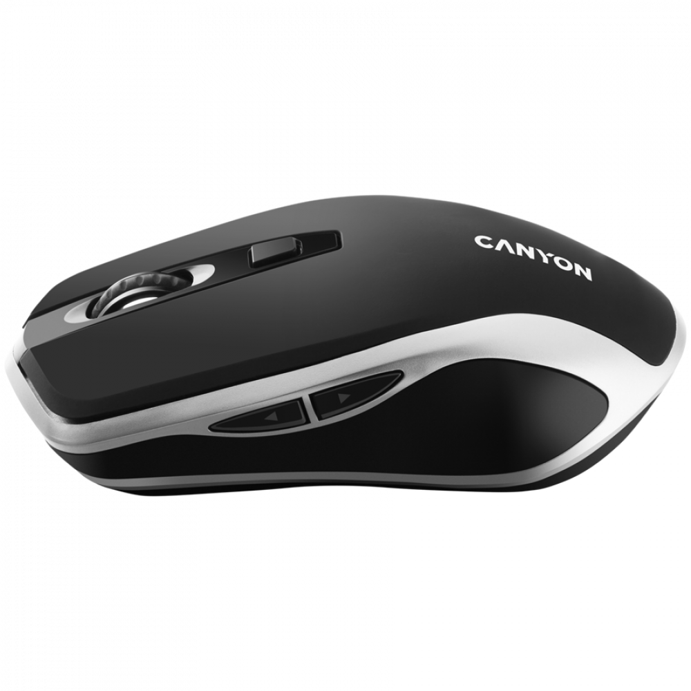 Canyon MW 19 kabellose Maus Qi-Ladung schwarz-grau