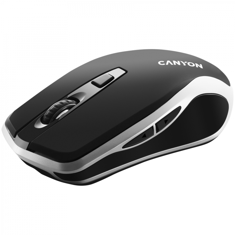 Canyon MW 19 kabellose Maus Qi-Ladung schwarz-grau
