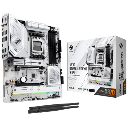 ASROCK X870 Steel Legend WIFI ATX Mainboard mit Wi-Fi 7