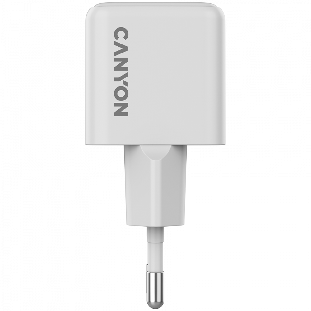 Ładowarka sieciowa 20W GaN 1xPD EU Canyon CU20C biała