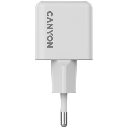 Ładowarka sieciowa 20W GaN 1xPD EU Canyon CU20C biała