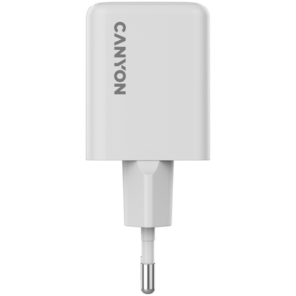 Ładowarka sieciowa GaN 35W 2xPD EU Canyon CU35CC biała